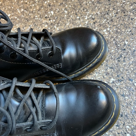 Dr. Martens Black Combat Boots - Picture 3 of 7